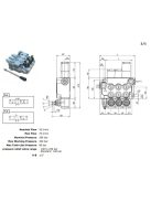 Hidraulikus szelep FM35/4 3/8" 