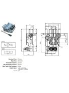 Hidraulikus szelep FM85/3 3/4"