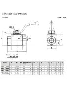 HIDRAULIKUS CSAP 2-UTAS 1/2"