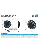 ASA LL04 /43 24V VENTILLÁTOR KIT