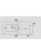 OM VBCD 1/2" SE FL OVERCENTER FÉKSZELEP